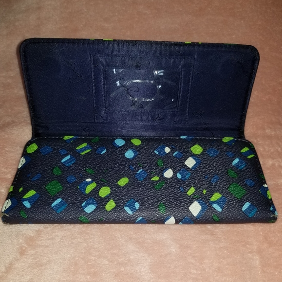 Vera Bradley ink spots wallet - Picture 2 of 4